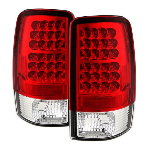 Picture of Spyder Chevy SuburbanTahoe 15002500 00 - 06 LED Tail Lights Red Clear ALT - YD - CD00 - LED - RC