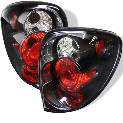 Picture of Spyder Dodge CaravanGrand Caravan 01 - 07 Euro Style Tail Lights Black ALT - YD - DC01 - BK