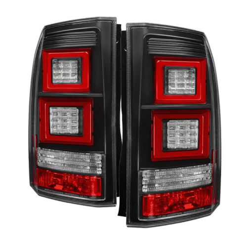 Picture of Spyder Land Rover Discovery LR4 10 - 14 Light Bar LED Tail Lights Black ALT - YD - LRDLR410 - LBLED - BK