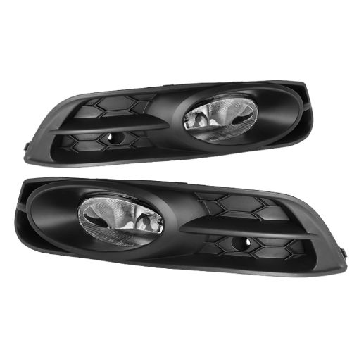 Picture of Spyder Honda Civic 2012 - 2013 2DrCoupe OEM Fog Light WSwitch - Clear FL - HC2012 - 2D - C