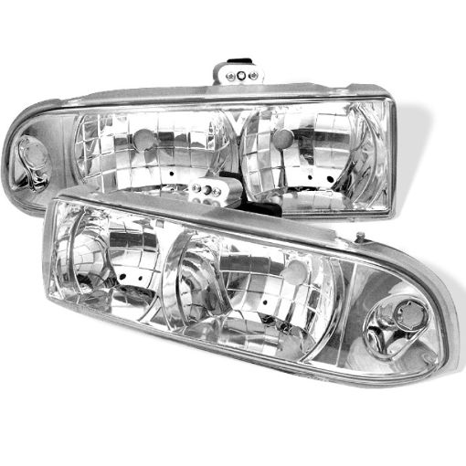 Picture of Spyder Chevy S10 98 - 04Chevy Blazer 98 - 05 Crystal Headlights Chrome HD - YD - CS1098 - C