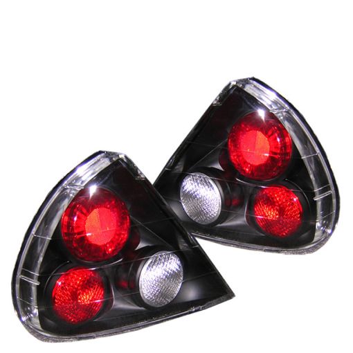 Picture of Spyder Mitsubishi Mirage 99 - 02 24Dr Euro Style Tail Lights Black ALT - YD - ML99 - BK