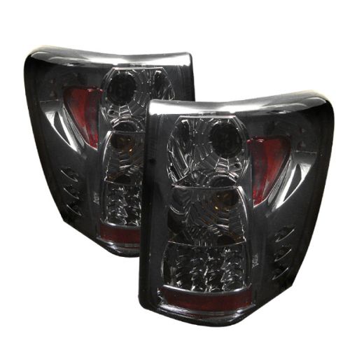 Picture of Spyder Jeep Grand Cherokee 99 - 04 LED Tail Lights Version 2 Smoke ALT - YD - JGC99 - LED - SM - G2