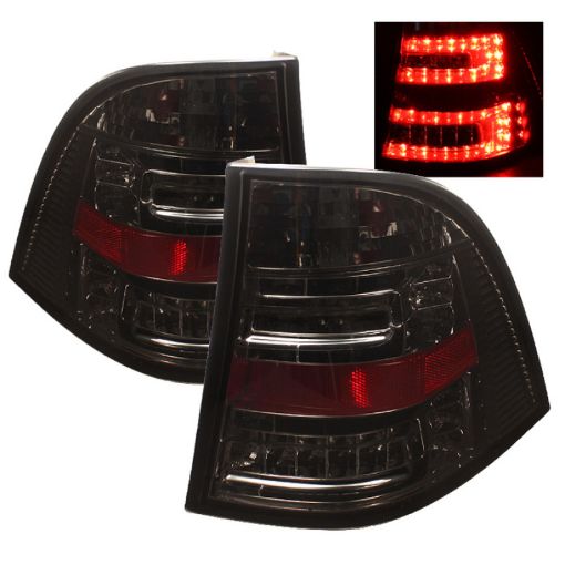 Picture of Spyder Mercedes Benz W163 M - Class ML 98 - 05 LED Tail Lights Smoke ALT - YD - MBW16398 - LED - SM