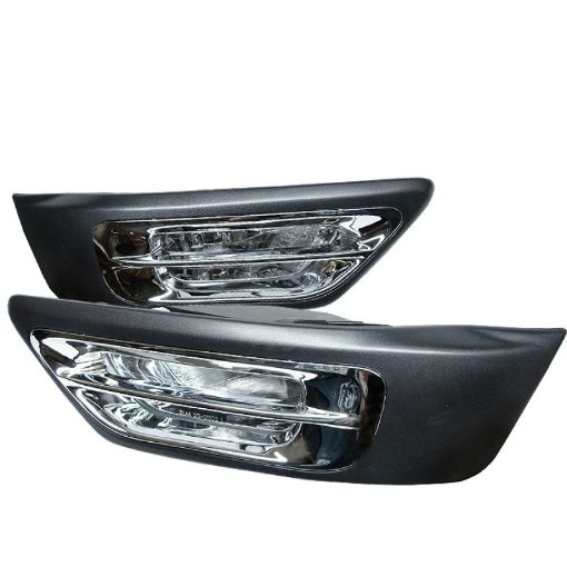 Picture of Spyder Honda CRV 02 - 04 OEM Fog Lights WCover and Switch - Chrome FL - HCRV02 - C