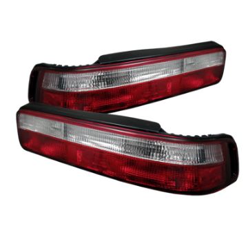 Picture of Spyder Acura Integra 90 - 93 2Dr Euro Style Tail Lights Red Clear ALT - YD - AI90 - RC