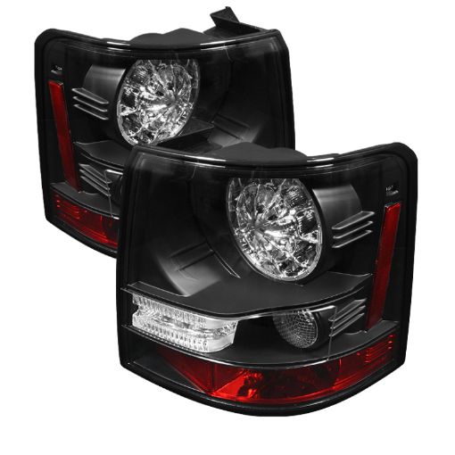 Picture of Spyder Land Rover Range Rover Sport 06 - 09 LED Tail Lights Black ALT - YD - LRRRS06 - LED - BK
