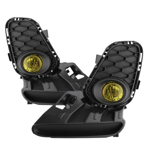 Picture of Spyder Mazda 3 2012 - 2013 4Dr5Dr OEM Fog Lights wSwitch Yellow FL - MAZDA32013 - Y