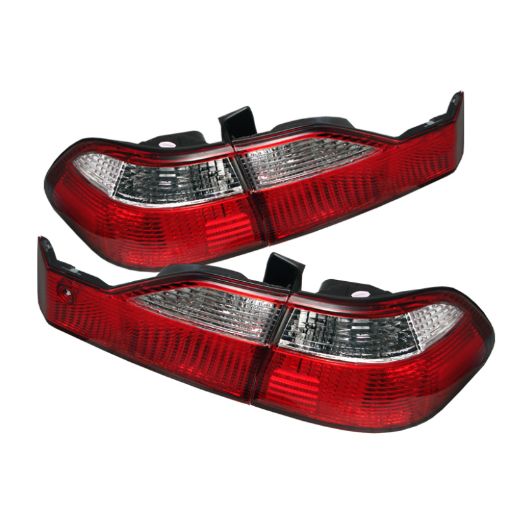 Picture of Spyder Honda Accord 98 - 00 4Dr Euro Style Tail Lights Red Clear ALT - YD - HA98 - RC