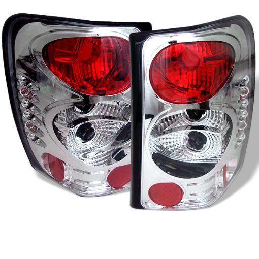 Picture of Spyder Jeep Grand Cherokee 99 - 04 Euro Style Tail Lights Chrome ALT - YD - JGC99 - C