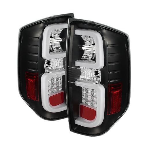 Picture of Spyder Toyota Tundra 2014 - 2016 Light Bar LED Tail Lights Black ALT - YD - TTU14 - LED - BK
