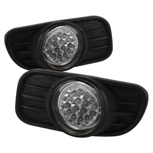 Picture of Spyder Jeep Grand Cherokee 99 - 04 LED Fog Lights wSwitch Clear FL - LED - JGC99 - C