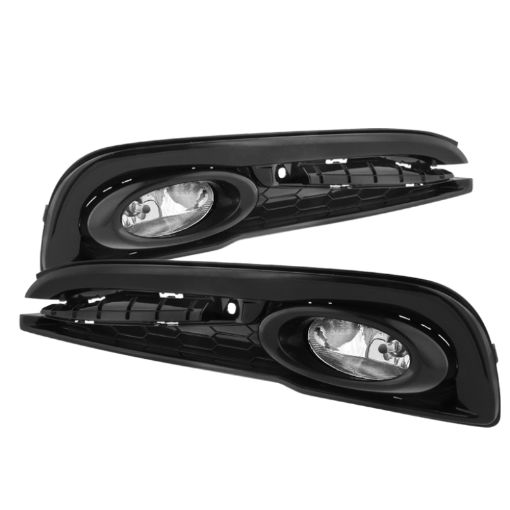 Picture of Spyder Honda Civic 2013 - 2014 4dr OEM Fog Light WSwitch Clear FL - HC2013 - 4D - C