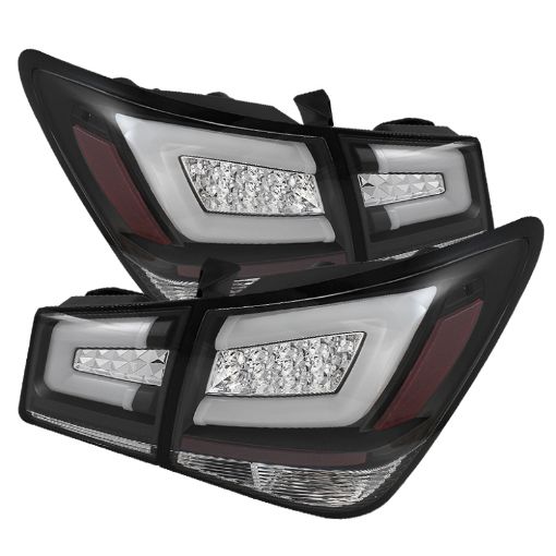 Picture of Spyder Chevy Cruze 2011 - 2014 Light Bar LED Tail Lights Black ALT - YD - CCRZ11 - LBLED - BK
