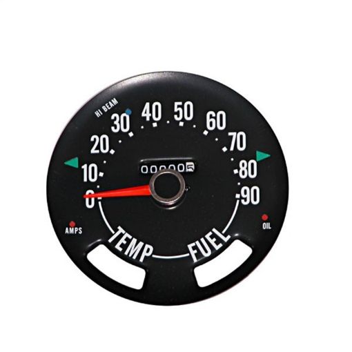 Picture of Omix Speedometer Gauge 0 - 90 MPH 55 - 79 Jeep CJ Models