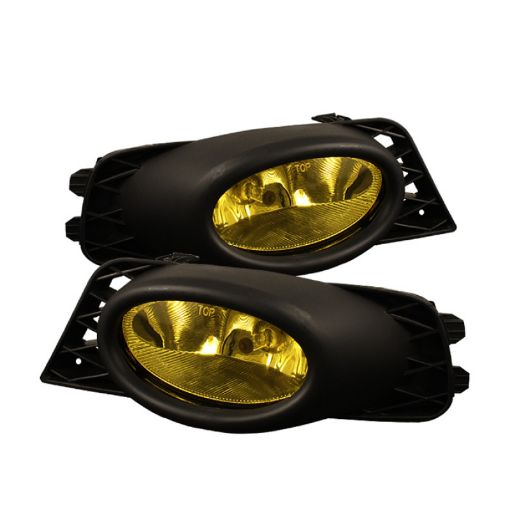 Picture of Spyder Honda Civic 09 - 11 4Dr OEM Fog Lights WSwitch - Yellow FL - CL - HC09 - 4D - Y