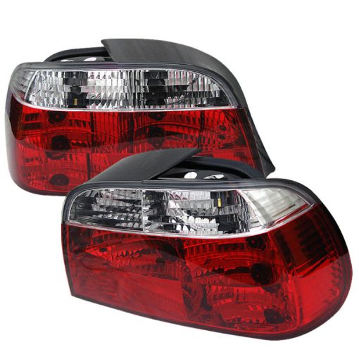 Picture of Spyder BMW E38 7 - Series 95 - 01 Crystal Tail Lights Red Clear ALT - YD - BE3895 - RC