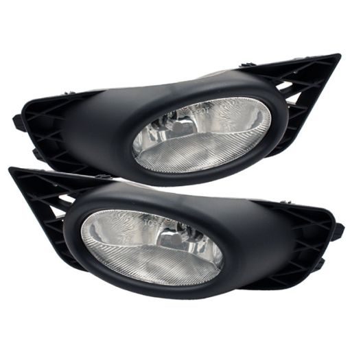 Picture of Spyder Honda Civic 09 - 11 4Dr OEM Fog Lights WSwitch - Clear FL - CL - HC09 - 4D - C