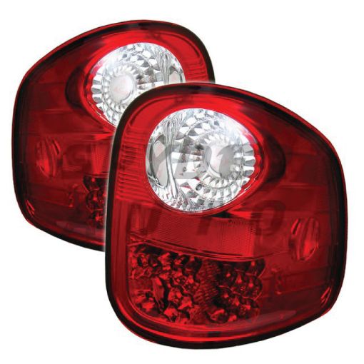 Picture of Spyder Ford F150 Flareside 97 - 03 LED Tail Lights Red Clear ALT - YD - FF15097FS - LED - RC