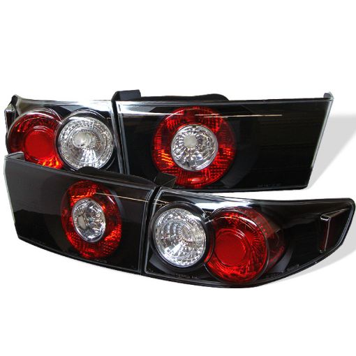 Picture of Spyder Honda Accord 03 - 05 4Dr Euro Style Tail Lights Black ALT - YD - HA03 - 4D - BK