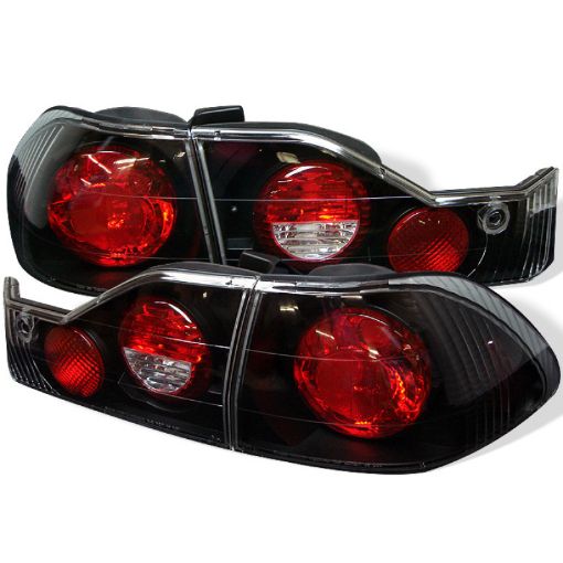 Picture of Spyder Honda Accord 98 - 00 4Dr Euro Style Tail Lights Black ALT - YD - HA98 - BK