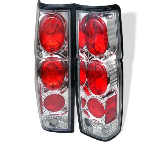 Picture of Spyder Nissan Hardbody 86 - 97 Euro Style Tail Lights Chrome ALT - YD - NH86 - C