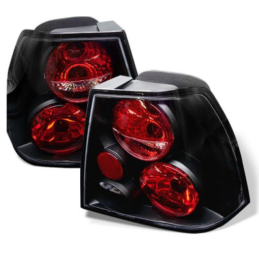 Picture of Spyder Volkswagen Jetta 99 - 04 Euro Style Tail Lights Black ALT - YD - VJ99 - BK