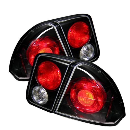 Picture of Spyder Honda Civic 01 - 05 4Dr Euro Style Tail Lights Black ALT - YD - HC01 - 4D - BK