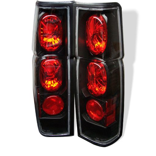 Picture of Spyder Nissan Hardbody 86 - 97 Euro Style Tail Lights Black ALT - YD - NH86 - BK