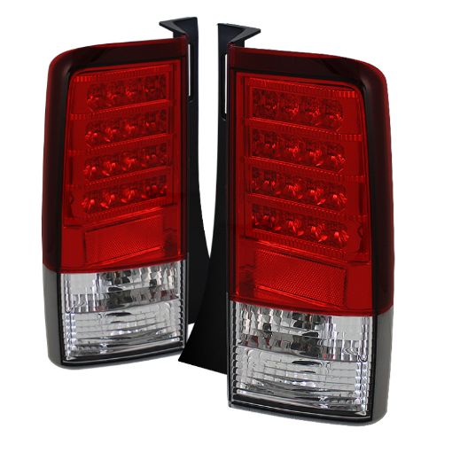 Picture of Spyder Scion XB 03 - 07 Version 2 LED Tail Lights Red Clear ALT - YD - TSXB03 - LED - V2 - RC