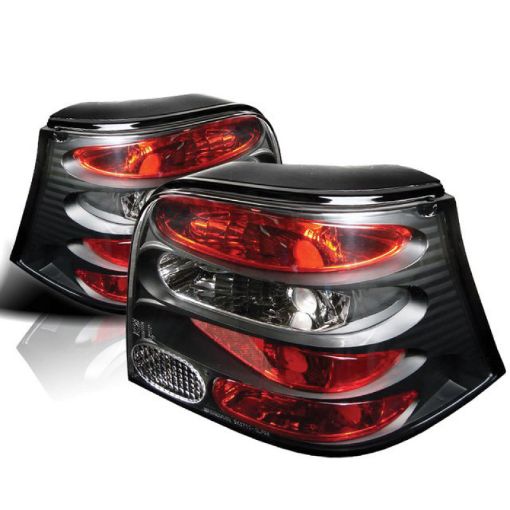 Picture of Spyder Volkswagen Golf 99 - 04 Euro Style Tail Lights Black ALT - YD - VG99 - BK