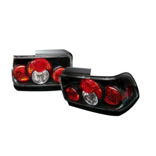 Picture of Spyder Toyota Corolla 93 - 97 Euro Style Tail Lights Black ALT - YD - TC93 - BK