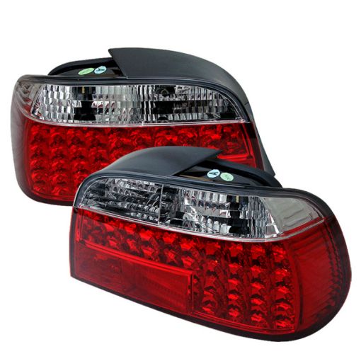 Picture of Spyder BMW E38 7 - Series 95 - 01 LED Tail Lights Red Clear ALT - YD - BE3895 - LED - RC