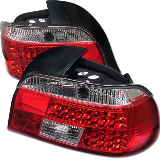 Picture of Spyder BMW E39 5 - Series 97 - 00 LED Tail Lights Red Clear ALT - YD - BE3997 - LED - RC