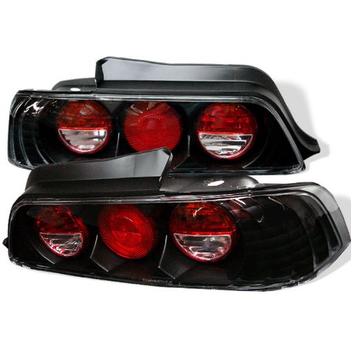 Picture of Spyder Honda Prelude 97 - 01 Euro Style Tail Lights Black ALT - YD - HP97 - BK