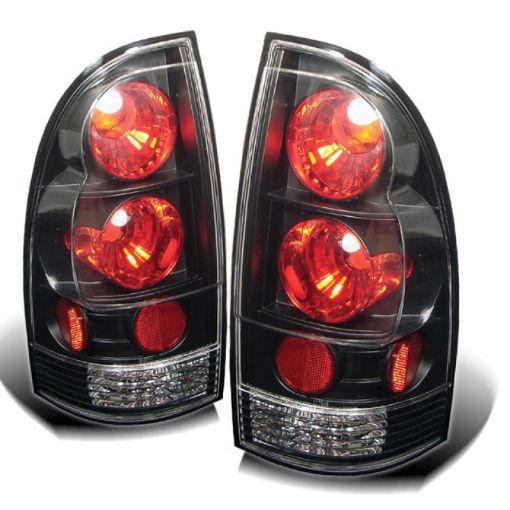 Picture of Spyder Toyota Tacoma 05 - 15 Euro Style Tail Lights Black ALT - YD - TT05 - BK