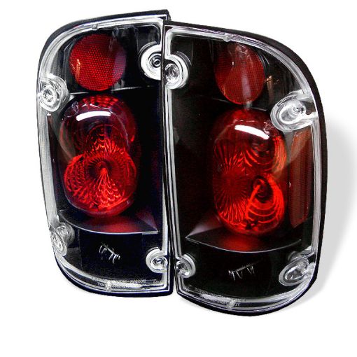 Picture of Spyder Toyota Tacoma 95 - 00 Euro Style Tail Lights Black ALT - YD - TT95 - BK