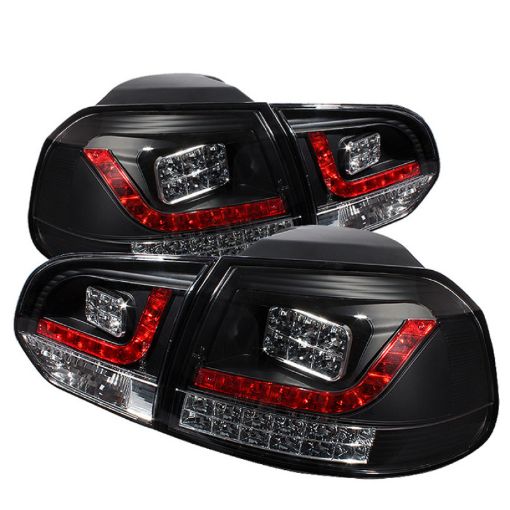Picture of Spyder Volkswagen GolfGTI 10 - 13 LED Tail Lights Black ALT - YD - VG10 - LED - BK