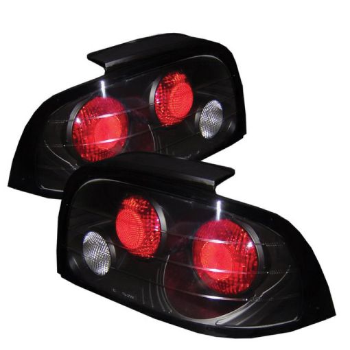 Picture of Spyder Ford Mustang 96 - 98 Euro Style Tail Lights Black ALT - YD - FM96 - BK