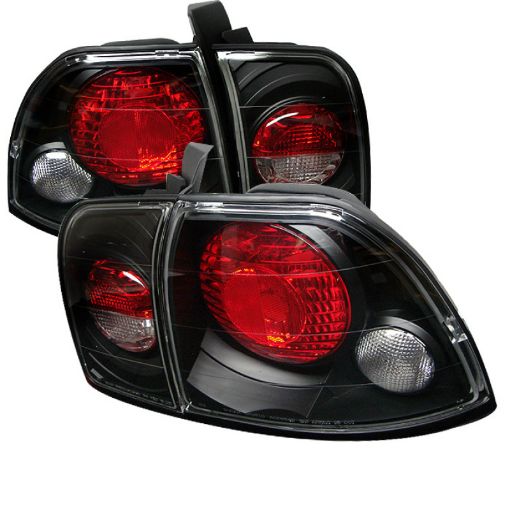 Picture of Spyder Honda Accord 96 - 97 Euro Style Tail Lights Black ALT - YD - HA96 - BK