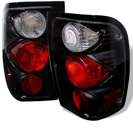 Picture of Spyder Ford Ranger 98 - 00 Euro Style Tail Lights Black ALT - YD - FR98 - BK
