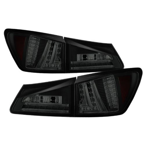 Picture of Spyder Lexus IS250 06 - 08 LED Tail Lights Black Smoke ALT - YD - LIS06 - LED - BSM