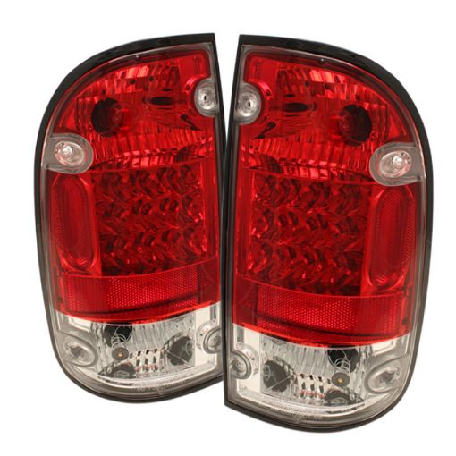 Picture of Spyder Toyota Tacoma 95 - 00 LED Tail Lights Red Clear ALT - YD - TT95 - LED - RC
