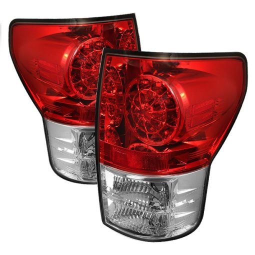 Picture of Spyder Toyota Tundra 07 - 13 LED Tail lights Red Clear ALT - YD - TTU07 - LED - RC