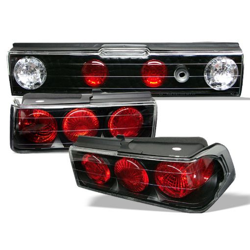 Picture of Spyder Honda CRX 88 - 91 Euro Style Tail Lights Black ALT - YD - HCRX88 - BK