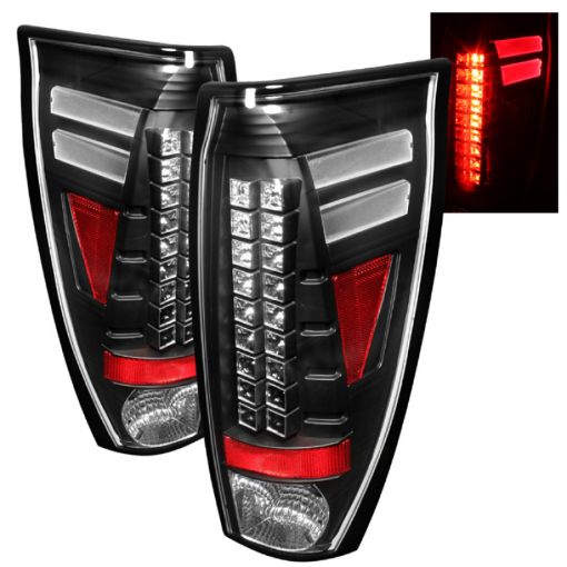 Picture of Spyder Chevy Avalanche 02 - 06 LED Tail Lights Black ALT - YD - CAV02 - LED - BK
