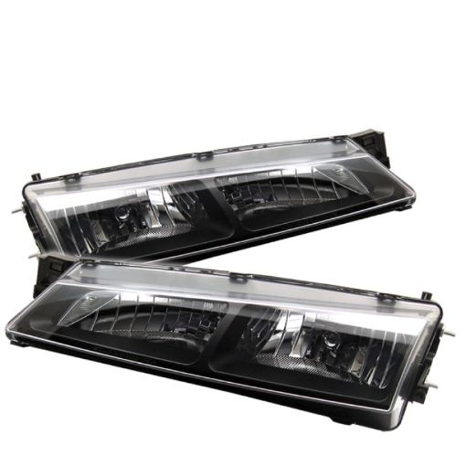 Picture of Spyder Nissan 240SX 97 - 98 Crystal Headlights Black HD - YD - N294 - BK