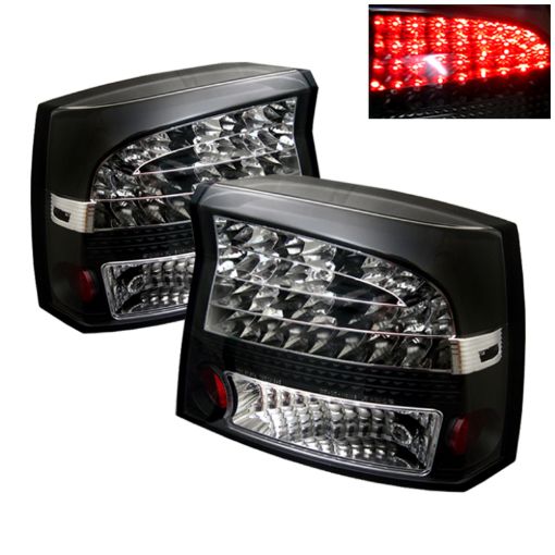 Picture of Spyder Dodge Charger 06 - 08 LED Tail Lights Black ALT - YD - DCH05 - LED - BK