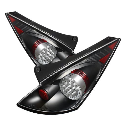 Picture of Spyder Nissan 350Z 03 - 05 LED Tail Lights Black ALT - YD - N350Z02 - LED - BK