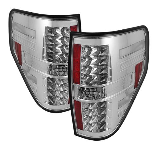 Picture of Spyder Ford F150 09 - 14 LED Tail Lights Chrome ALT - YD - FF15009 - LED - C